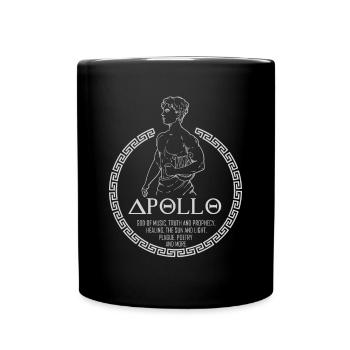 Gagnant de l’air. Soie aérienne - Mug uni - noir - Devant
