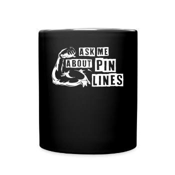 Bras de fer, bras de fer, rotation du poignet - Mug uni - noir - Devant