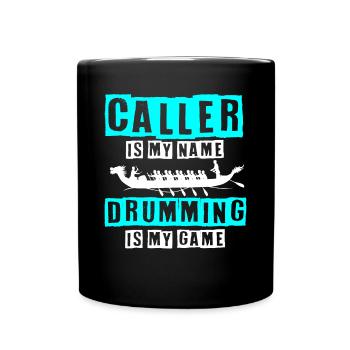 Course de bateaux-dragons, bateaux-dragons, frappe de plomb - Mug uni - noir - Devant