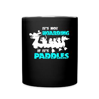 Course de bateaux-dragons, bateaux-dragons, frappe de plomb - Mug uni - noir - Devant