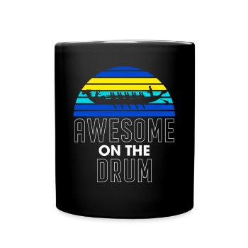 Course de bateaux-dragons, bateaux-dragons, frappe de plomb - Mug uni - noir - Devant