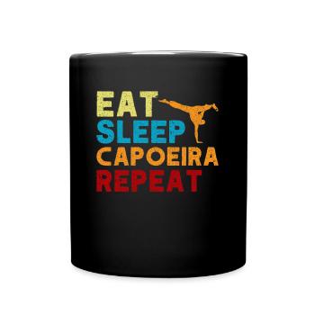 Capoeira Cadeau Brésil Arts Martiaux Capoeira - Mug uni - noir - Devant