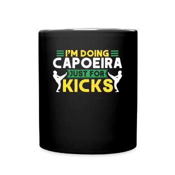 Capoeira Cadeau Brésil Arts Martiaux Capoeira - Mug uni - noir - Devant