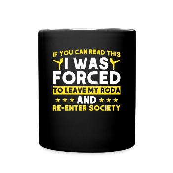 Capoeira Cadeau Brésil Arts Martiaux Capoeira - Mug uni - noir - Devant