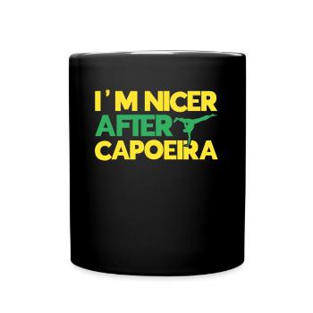Capoeira Cadeau Brésil Arts Martiaux Capoeira - Mug uni - noir - Devant
