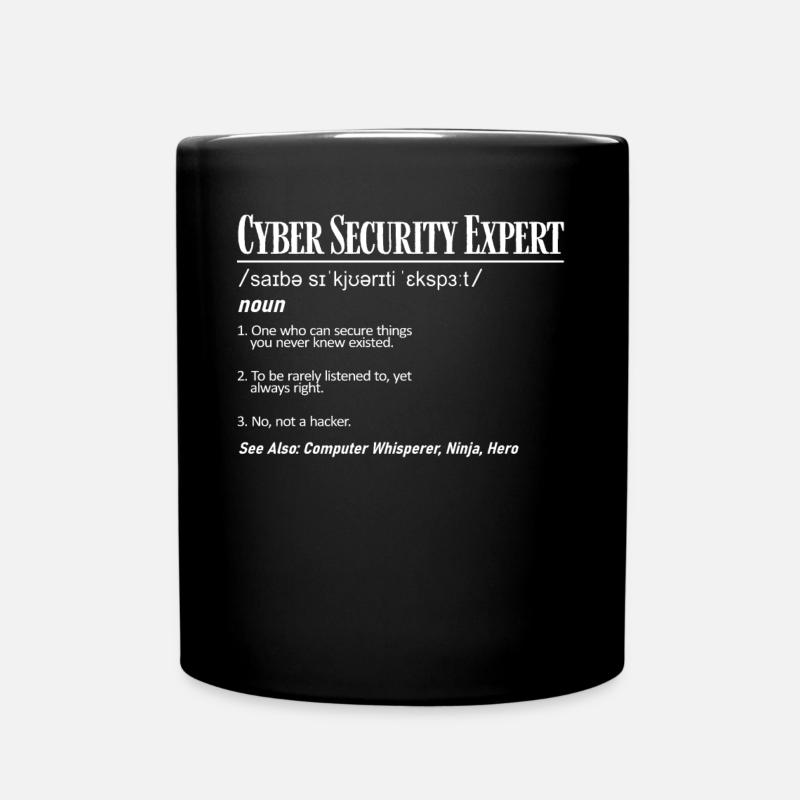 Expert en cybersécurité - Mug uni - noir