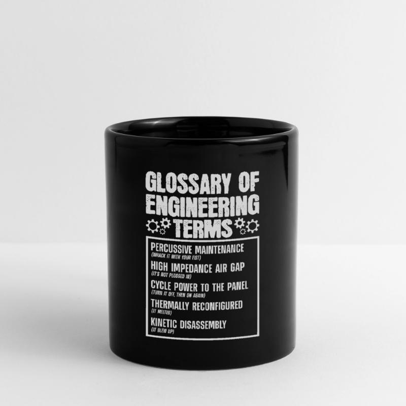 Glossar Der Technischen Begriffe Tasse einfarbig