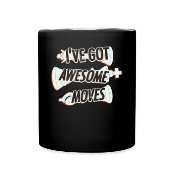 chess, chess player, chess quote - Full Colour Mug - black - Front