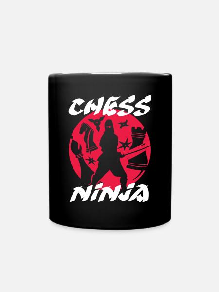 échecs, joueur d’échecs, citation d’échecs - Mug uni - noir