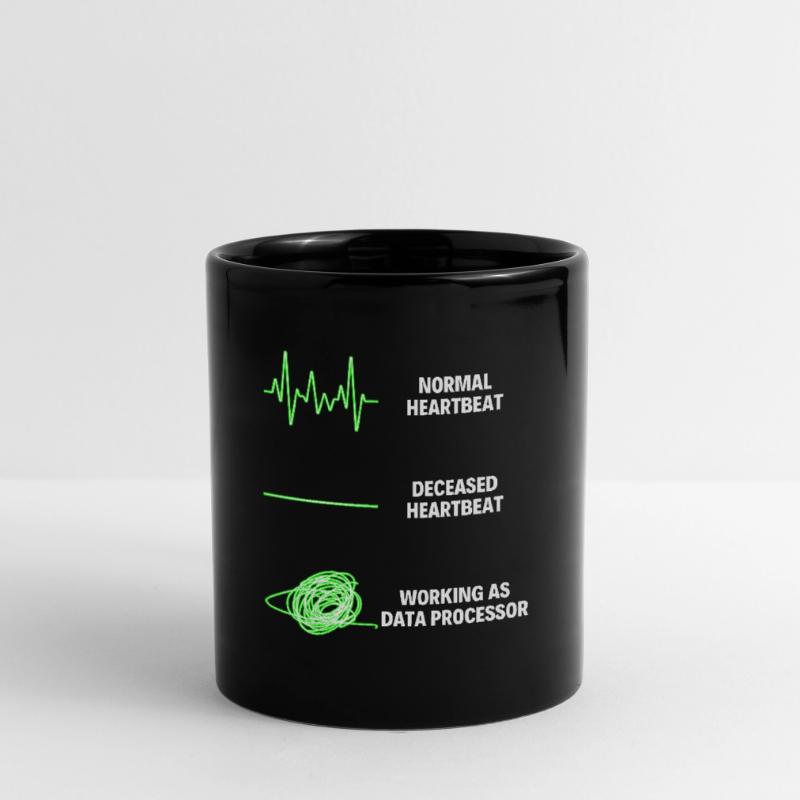 Data Processor Worker Equipment Computer Hardware Full Colour Mug