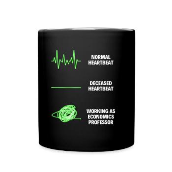 Economics Professor Funny Economics Workers - Full Colour Mug - black - Front