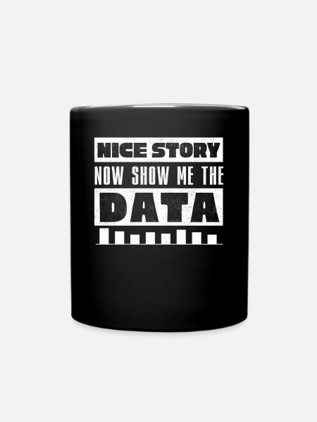 Datenanalyst, Dateningenieur - Tasse einfarbig - Schwarz