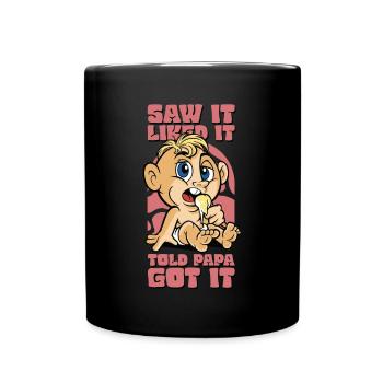 Ich Liebe Gesus Und Reitpferde Schwarzes Gottzitat - Tasse einfarbig - Schwarz - Vorne