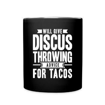 Discus Throw Discus Thrower Gift - Full Colour Mug - black - Front