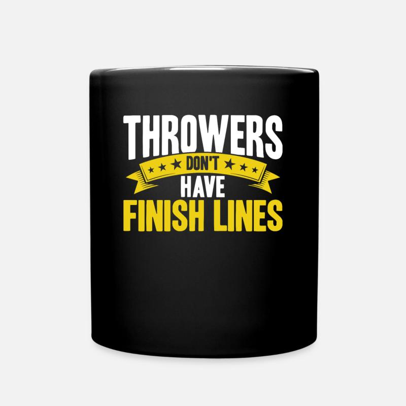 Discus Throw Discus Thrower Gift - Full Colour Mug - black