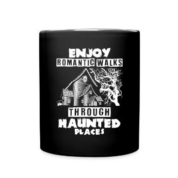 Ghost Hunter, compteur EMF, caméra thermique - Mug uni - noir - Devant
