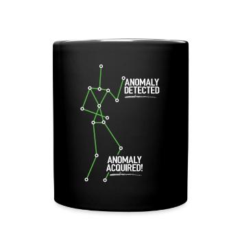 Ghost Hunter, EMF meter, thermal camera - Full Colour Mug - black - Front