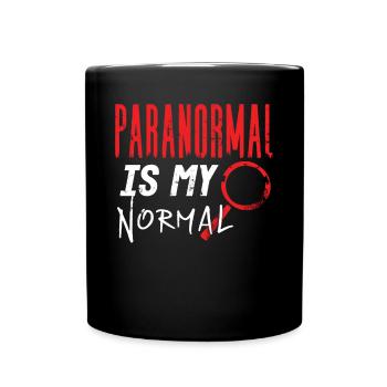 Ghost Hunter, EMF meter, thermal camera - Full Colour Mug - black - Front