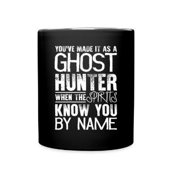 Ghost Hunter, compteur EMF, caméra thermique - Mug uni - noir - Devant