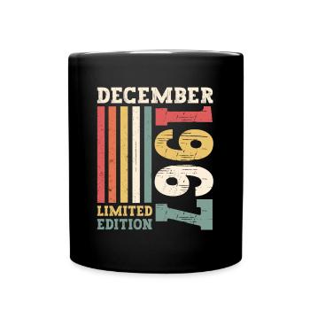 Original December 1967 55th birthday gift - Full Colour Mug - black - Front