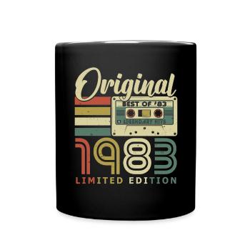 Original 1983 millésime né anniversaire - Mug uni - noir - Devant