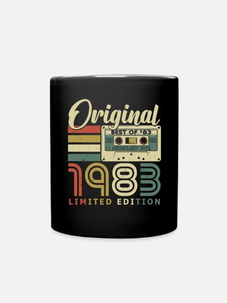 Original 1983 millésime né anniversaire - Mug uni - noir