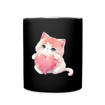 Teddy Bear Cuddly Toy Toy Sleep T-shirt - Full Colour Mug - black - Front