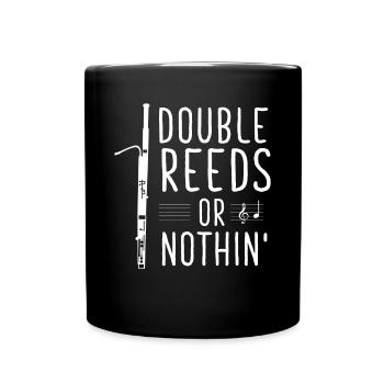 Fassoon, hautbois, clarinette, professeur de musique - Mug uni - noir - Devant