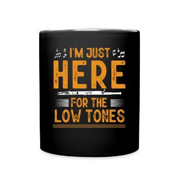 Fassoon, hautbois, clarinette, professeur de musique - Mug uni - noir - Devant