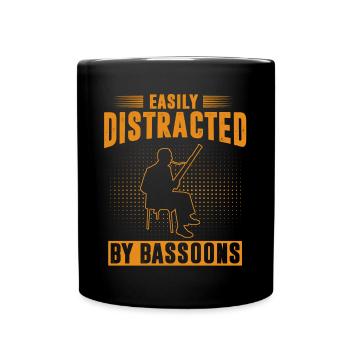 Fassoon, oboe, clarinet, music teacher - Full Colour Mug - black - Front