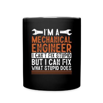 Civil Engineer, Civil Engineering - Full Colour Mug - black - Front