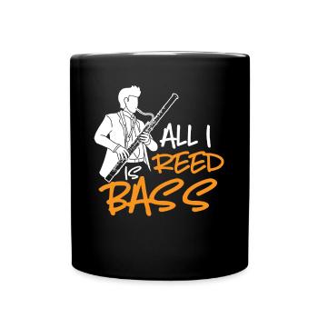 Fassoon, hautbois, clarinette, professeur de musique - Mug uni - noir - Devant