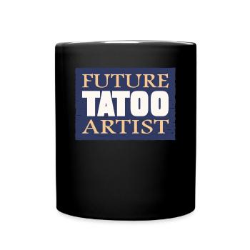 Future tattoo artist baby Future profession - Full Colour Mug - black - Front