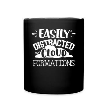 Cloud formation, meteorologist - Full Colour Mug - black - Front