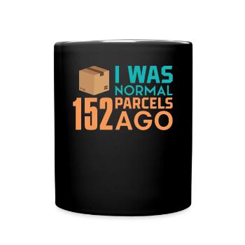 Postal delivery, postal workers - Full Colour Mug - black - Front