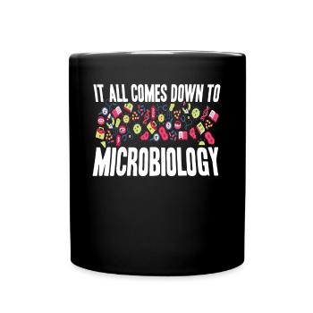 Microbiologie, Professeur de chimie, Microbiologiste - Mug uni - noir - Devant