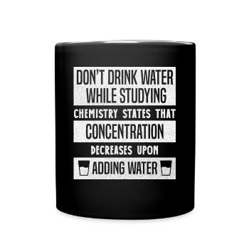 Microbiology, chemistry teacher, microbiologist - Full Colour Mug - black - Front