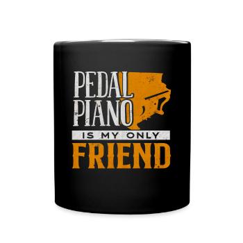 Piano player, piano teacher, pianist, - Full Colour Mug - black - Front