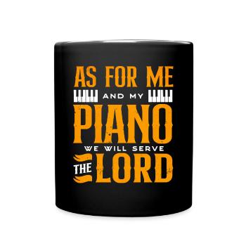 Pianiste, professeur de piano, pianiste, - Mug uni - noir - Devant