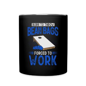 Joueur de Cornhole - Mug uni - noir - Devant