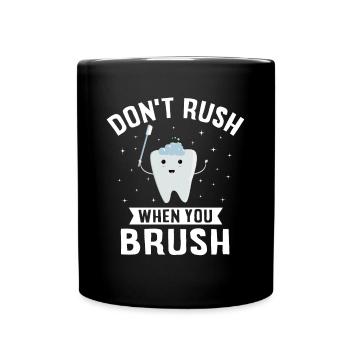Dental technician, dentist cadre, dental hygienist - Full Colour Mug - black - Front