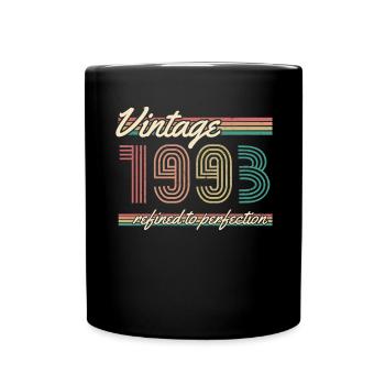 ST 1993 Vintage refined to perfection - Full Colour Mug - black - Front