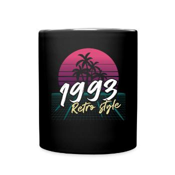 SW 1993 retro style - Full Colour Mug - black - Front