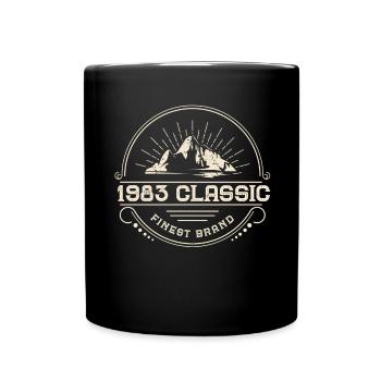 BC 1983 Classic feinste Marke - Tasse einfarbig - Schwarz - Vorne