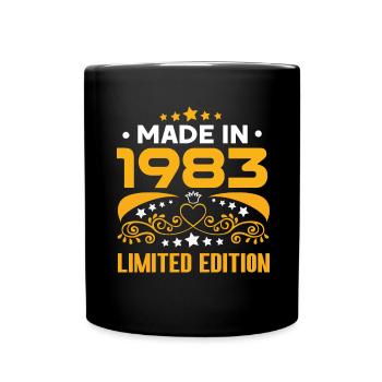 Made in 1983 Limited edition - Full Colour Mug - black - Front
