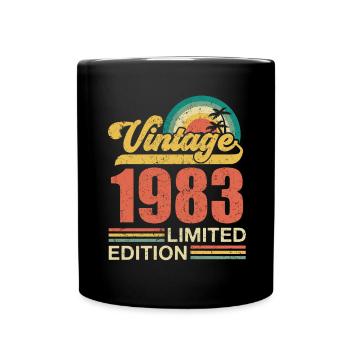 Millésime 1983 édition limitée - Mug uni - noir - Devant