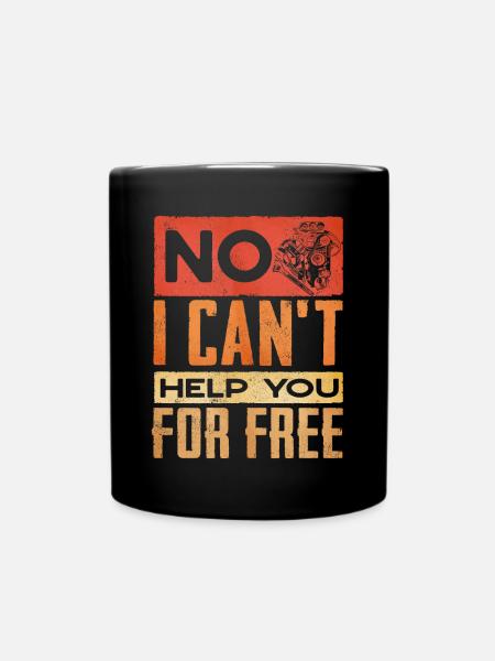 Car mechanic, mechanic, car mechanic - Full Colour Mug - black