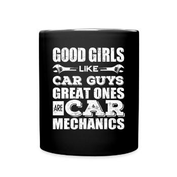 Car mechanic, mechanic, car mechanic - Full Colour Mug - black - Front