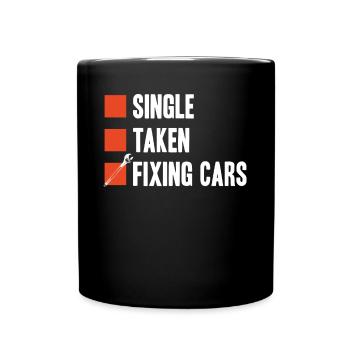 Car mechanic, mechanic, car mechanic - Full Colour Mug - black - Front