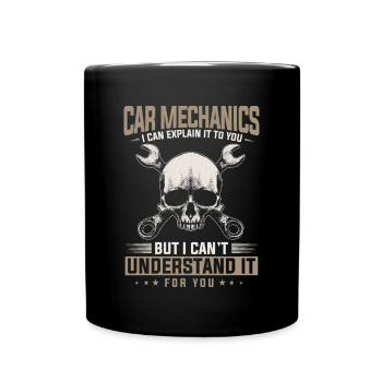 Car mechanic, mechanic, car mechanic - Full Colour Mug - black - Front
